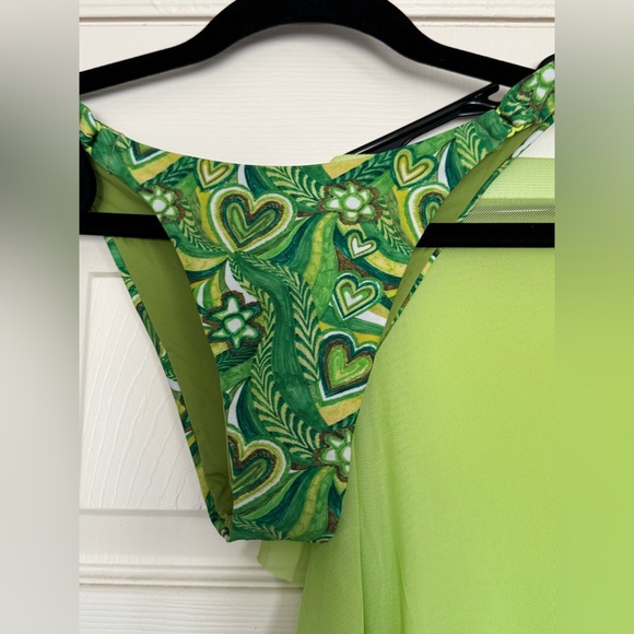 Blackbough Heart Bikini Set with Fashionova Cover Pant NWOT - Picture 3 of 6